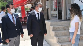 Vali Yılmaz, Düziçi’nde covid-19 denetimleri yaptı