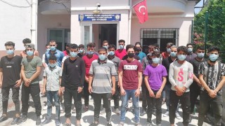 14 kişilik minibüsten 28'si kaçak, 30 Suriyeli çıktı