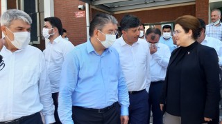 Bakan Yanık, Osmaniye'deki yangın bölgesinde