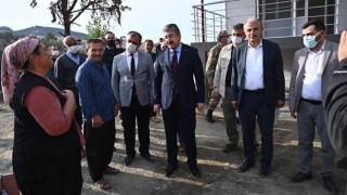 Orman yangınında zarar gören evlerin yerine yenisi yapıldı