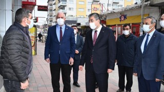 Vali Erdinç Yılmaz, Atatürk Caddesi’nde denetimlerde bulundu