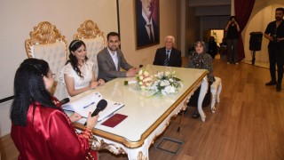 Aile Haftası’nda özel nikah töreni düzenlendi
