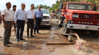 Kaymakam İlhan, su kuyusu çalışmaları inceledi