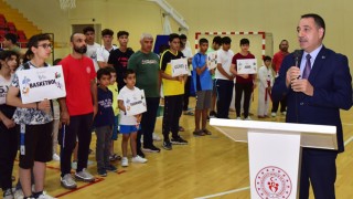 Yaz Spor okullarının açılışı törenle yapıldı