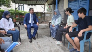 Osmaniye Valisi Erdinç Yılmaz ev ziyaretlerini sürdürüyor