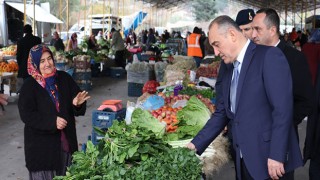 Kaymakam İlhan, pazarcı esnafı ile buluştu