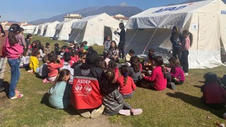 Düziçi'nde Depremzede çocuklar ile Ailelerine psikolojik destek