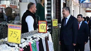 Osmaniye Valisi Erdinç Yılmaz, esnaf ziyaretlerini sürdürüyor
