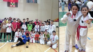 Minik Taekwondocular, Zafer Kupası için Mücadele Etti