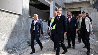 Vali Yılmaz, Devlet Bahçeli Fen Lisesinde İncelemelerde Bulundu