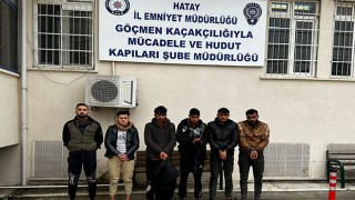 Hatay’da 10 düzensiz göçmen yakalandı