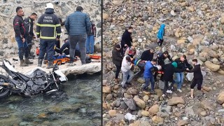 Hatay’da uçuruma yuvarlanan motosikletin sürücüsü öldü