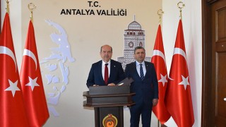 KKTC Cumhurbaşkanı Ersin Tatar, Antalya Valiliğini ziyaret etti: