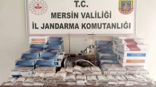 Mersin’de 100 bin makaron ele geçirildi