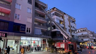 Alanya’da apartman dairesinde çıkan yangın hasara neden oldu
