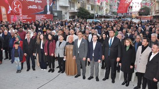 Cumhur İttifakı’nın Büyükşehir Belediye Başkan adayı Soydan, seçim ofisi açtı