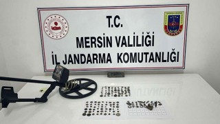 Mersin’de 108 sikke ve 20 obje ele geçirildi