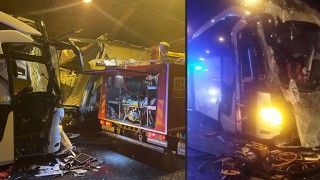 Osmaniye’de yolcu otobüsünün tıra çarpması sonucu 1 kişi öldü, 6 kişi yaralandı