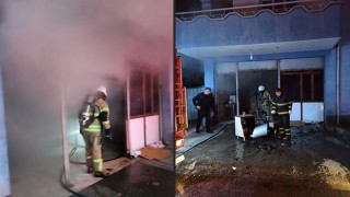 Adana’da iş yerinde çıkan yangın hasara neden oldu