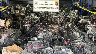 Adana’da kaçak 96 otomobil motoru ele geçirildi