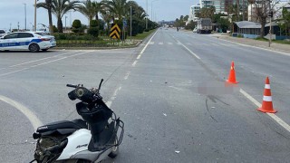Alanya’da kamyonla çarpışan motosikletin sürücüsü öldü