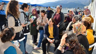 Hatay’daki konteyner kentte ”Birlikte Güvendeyiz” projesi hayata geçirildi