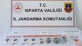 Isparta’da uyuşturucu operasyonunda 3 şüpheli tutuklandı