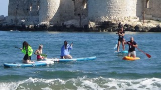 Mersin’de kürek sörfü etkinliği yapıldı