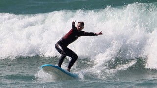 Yabancı turistler sörf için Alanya’yı tercih etti