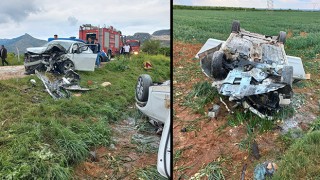 Adana’da 2 otomobilin çarpışması sonucu 1 kişi öldü, 2 kişi yaralandı