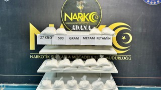 Adana’da 27 kilo 500 gram sentetik uyuşturucu ele geçirildi