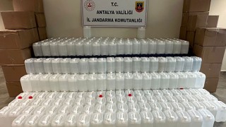 Antalya’da 3 ton etil alkol ele geçirildi