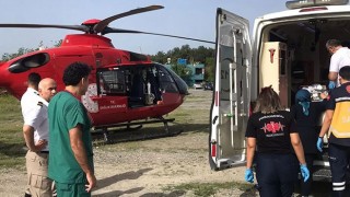 Hatay’da ambulans helikopter 4 günlük bebek için havalandı