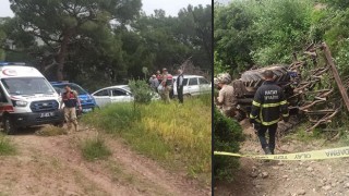 Hatay’da devrilen traktörün altında kalan sürücü öldü