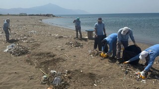 Hatay’da kıyı şeridinde temizlik yapıldı