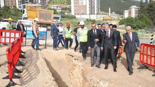 Kahramanmaraş’ta depremde zarar gören alt yapının yenilenmesi çalışmaları sürüyor