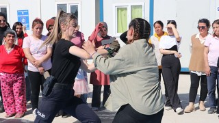 Komiser yardımcısı tekvandocudan kadınlara yakın savunma eğitimi