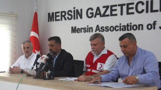 Mersin’de Gazze için yardım kampanyası başlatıldı