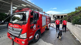 Mersin’de narenciye paketleme tesisinde çıkan yangın söndürüldü