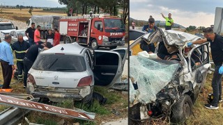 Isparta’da otomobilin kamyona çarptığı kazada 2 kişi yaşamını yitirdi