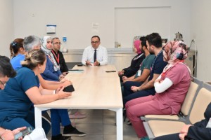 Sağlık Müdürü Dr Kara Hastane Ziyaretlerine Devam Ediyor