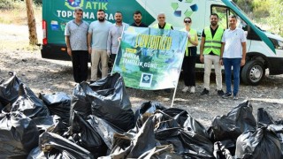 1 Saatte 750 Kilo Atık Toplandı