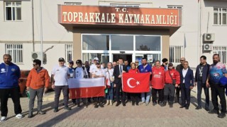 Uluslararası Olta Balıkçılığı Yarışması Öncesi Kaymakama Nezaket Ziyareti