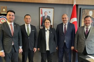 Derya Yanık, Eski Osmaniye İl Gençlik Kolları Başkanlarını Meclis’te Ağırladı