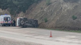 Göreve Giden Tarım ve Orman Müdürlüğü Personelleri Trafik Kazası Geçirdi