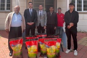 Hasanbeyli’de Çiftçilere Yüzde 75 Hibeli Tohum Desteği