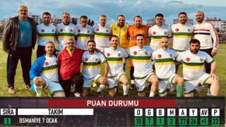 Osmaniye Veteranlar Takımı Şampiyonluğa Yakın