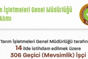 TİGEM 14 İlde İşçi Alacak : Osmaniye Var mı?