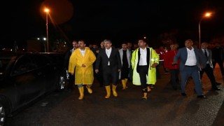 Kadirli’de Sel: Vali Yılmaz Bölgede