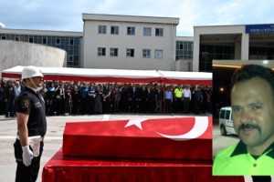 Kalp Krizi Sonucu Hayatını Kaybeden Polis Memuru Törenle Uğurlandı